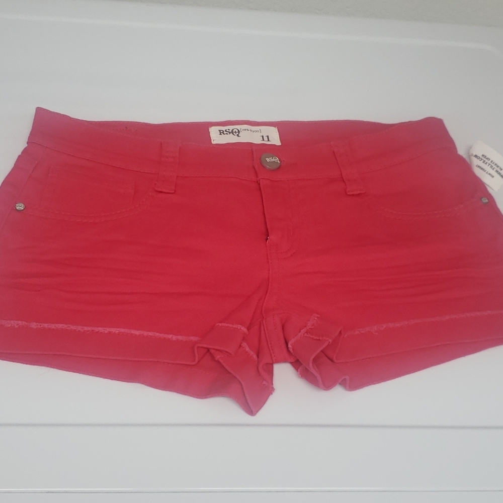 RSQ Shorts Hot Pink NWT 11